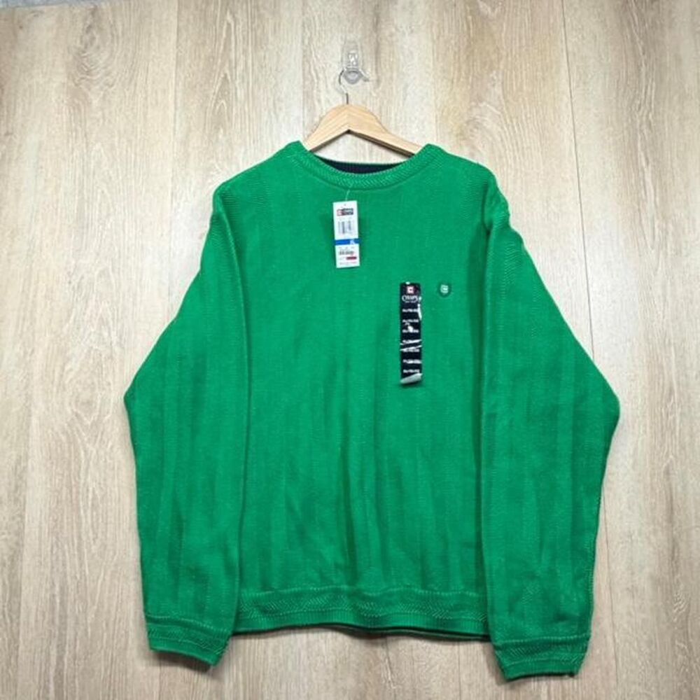 Chaps Men's Green Jumper